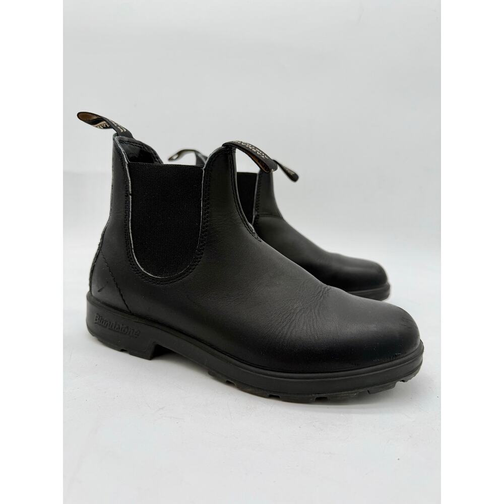 Blundstone Classic Black Leather Pull-On Chelsea Boots Women's Size 9.5 - Picture 3 of 10